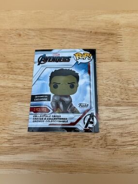 Marvel Avengers Entertainment Earth Funko 3 Piece Collectible Cards New
